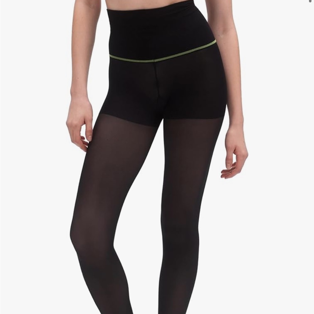 Sheertex Classic Sheer Rip-Resist Tights, Black, M